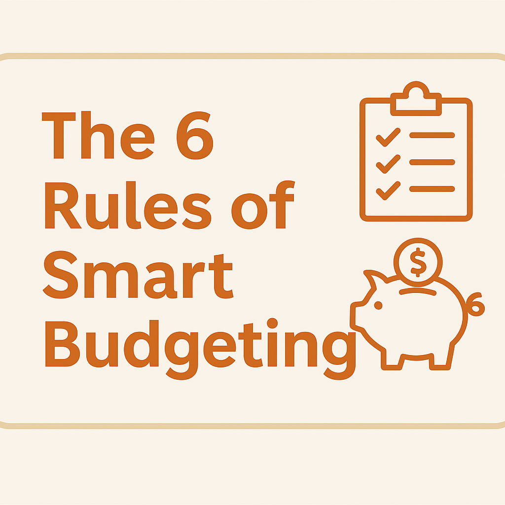 🔶 The 6 Rules of Smart Budgeting That Help You Keep More of Your Money